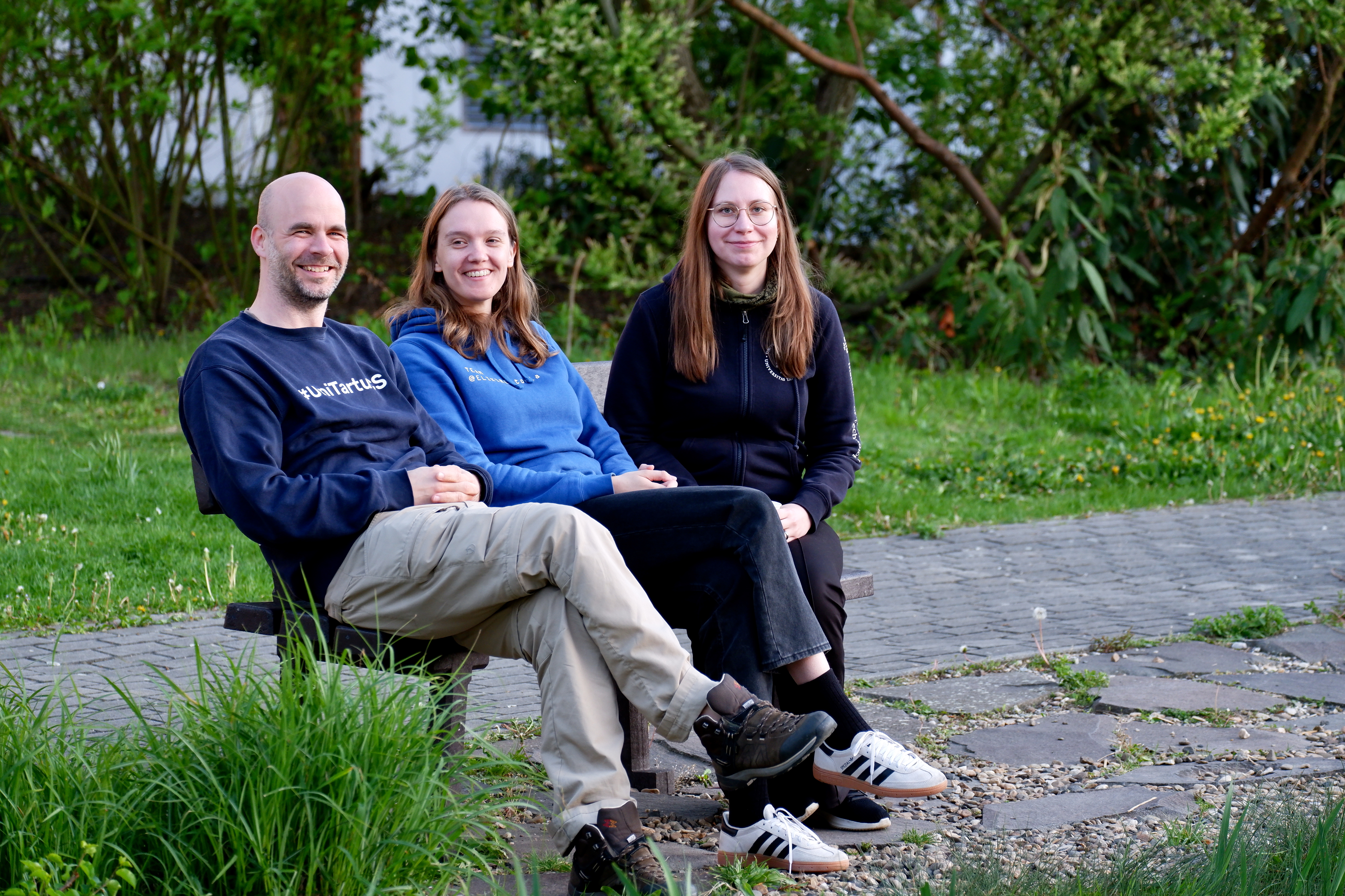 Priit, Marilin and Diana in Prague